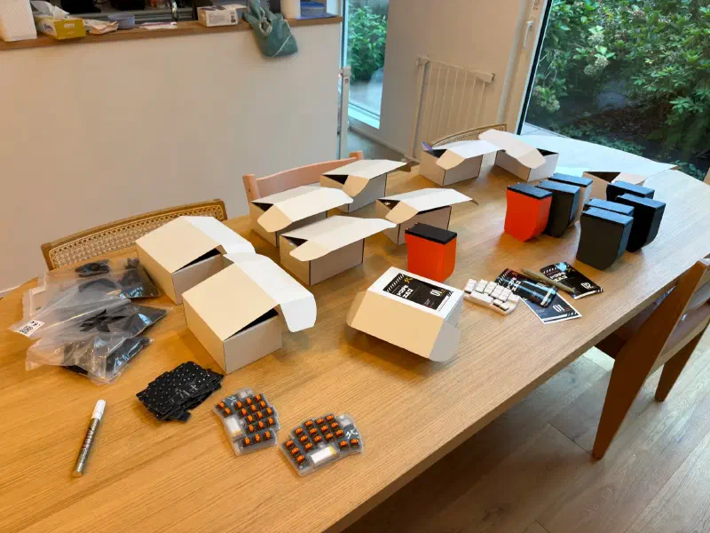 boxes everywhere
